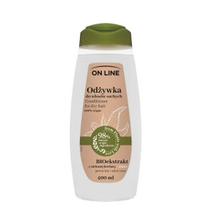 On Line From Plants With Love Odżywka do włosów BIOekstrakt z Zielonej Herbaty i Aloes 400ml 130969305 - Odżywka do włosów