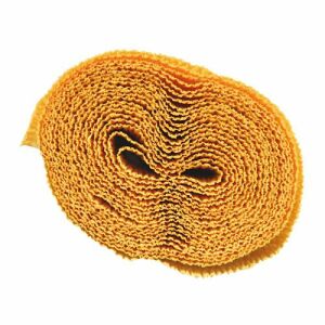 Virágos elasztikus krepppapír 180gr - Sárga