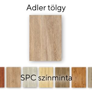 Leziter Adler tölgy Vinyl SPC padló minta, tartós és vízálló - Leziter