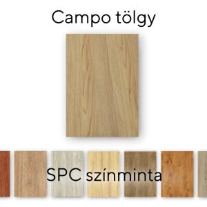 Próbka podłogi winylowej Leziter Campo Oak SPC, tekstura drewna dębowego - Podłogi winylowe