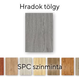 Leziter Hradok tölgy Vinyl SPC padló minta, tartós vízálló padló - Leziter