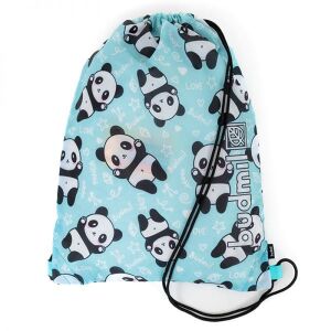 Budmil Panda mintás tornazsák - Világoskék - Tornazsák
