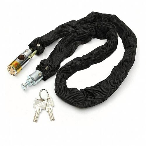 Biztonsági acéllánc zár 2 db kulccsal, 125 cm 130987910