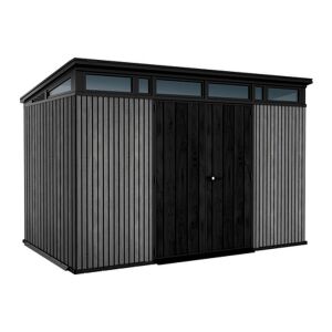 Signature PENT 11x7 velencei szürke műanyag kerti ház - Kerti bútor