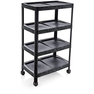 4 részes cipőtároló fekete