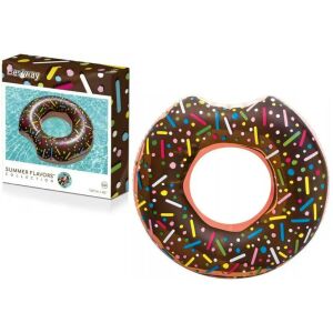 Bestway Fánk Úszógumi - 107cm, Csokis/Cukormázas 130989640 - Felnőtt úszógumi