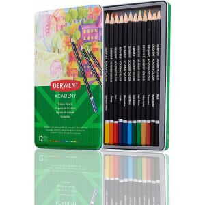 Buntstifte DERWENT Academy 12 Stücke Bunt 131030752 - Schulanfang, Schulmaterialien
