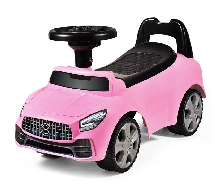 Pepita lábbal hajtható Bébitaxi hangeffektekkel - rózsaszín