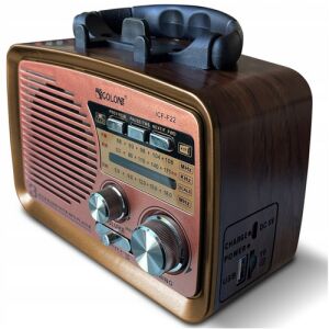 Golon ICF-F22 radio de bucătărie retro vedere unghiulară cu porturi USB și card SD - Radiouri