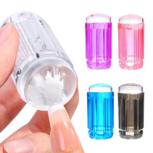 Schwarzes Nagellack-Stempelset mit Schaber - Einfaches DIY-Maniküre-Werkzeug für professionelle Ergebnisse 131076316 - Maniküre & Pediküre