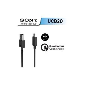 Sony UCB-20 USB-C adat- és töltőkábel 3 A 1 m fekete (bulk) 131079360 - USB kábel