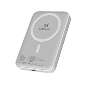 Wozinsky WRW349YWS Fehér MagSafe Kompatibilis Power Bank 10000mAh - Wozinsky