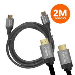 HDMI-HDMI kábel (v2.1 | 8K | 2 m) - fekete 131080043 - HDMI kábel