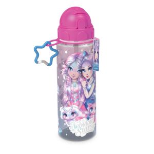 Nebulous Stars Estrelia és Nebulia 500ml-es kulacs csillag alakú akasztóval - Étel & Ital hordozó