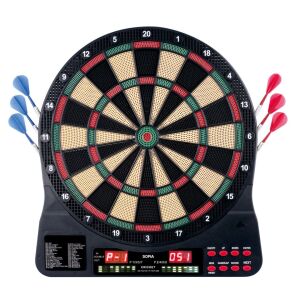 Elektronische Dartscheibe, XQ Max, für 1–8 Spieler mit LED und Cricket-Funktion