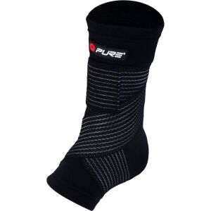Pure 2 Improve Gestrickte Knöchelbandage – Größe XL | Schwarz | Gummiband mit Klettverschluss
