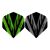 XQ Max Dart Flights, grün/schwarz und grau/schwarz