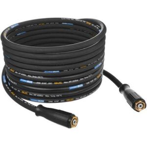 Vysokotlaková hadica Premium+ s dvojitým oceľovým opletom, odolná voči vysokým teplotám 25 m DN8 s konektormi M22-M22 (model: typ K) pre tlakové umývačky Karcher a Kranzle 131087382 - Hydroline Príslušenstvo k vysokotlakovému čističu