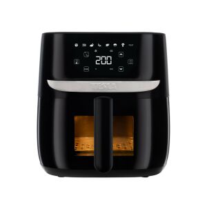 Elölnézet a TESLA Aircook Q55 XL Pro forrólevegős sütőről - Tesla