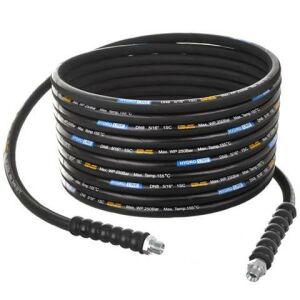 DN8 250 BAR 20M 3/8" vysokotlaková gumová hadica s oceľovými vložkami 131087595 - Hydroline Príslušenstvo k vysokotlakovému čističu