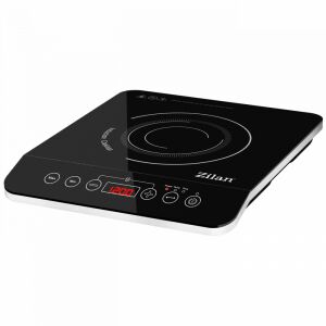 Pohľad z uhla na indukčnú varnú dosku Zilan 2000W ZLN8078 - Varné dosky