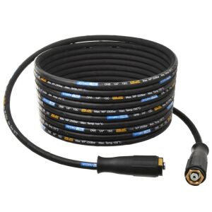 Prémiová oceľová opletená vysokotlaková hadica odolná voči vysokým teplotám 10 m - so spojkami M22-M22 (model: typ K) pre tlakové umývačky Karcher a Kranzle 131088700 - Výstavba&Renovácia