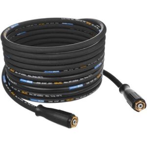 Vysokotlaková hadica Premium+ s dvojitým oceľovým opletom odolná voči vysokým teplotám 10 m DN8 s konektormi M22-M22 (model: typ K) pre tlakové umývačky Karcher a Kranzle 131088759 - Hydroline Príslušenstvo k vysokotlakovému čističu