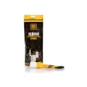 Комплект четки за детайлинг Work Stuff Albino - 3 броя с разопаковани четки - Превозно средство и части