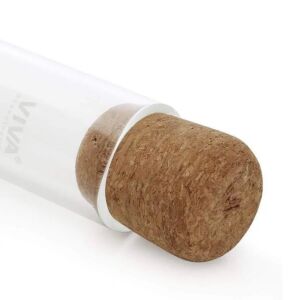 Üveg teaszűrő INFUSION Viva Scandinavia V70200, 13,8 cm, Parafa dugó, Átlátszó