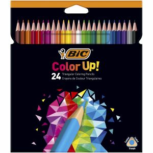 BIC Color Up! 24 Dreieckige Buntstifte, lebendige Farben - Stifte & Bleistifte