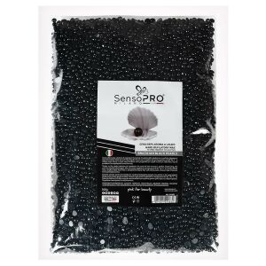 Elastisches Haarentfernungswachs, schwarzes Granulat, SensoPRO, brasilianische schwarze Perlen, 500 g 140708621 - Haarentfernung & Rasur