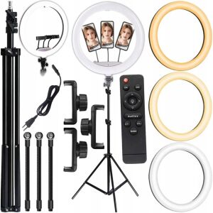 Set complet NewEvo Ring Light cu accesorii - Lumini LED rotunde și lămpi rotunde