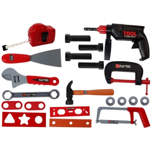 Leantoys Piros Gyermek Műhely Szerszámkészlet Táskában 139949377