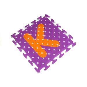 Oktató hab puzzle - Betűk és számok, 36 darabos