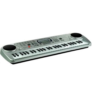 MQ5407 Orgona Ezüst Színű Billentyűzet 54 Billentyűvel és LCD Kijelzővel