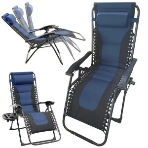 Garten strandliege faltkissen schwerkraft verstärkt weich 135663594 - Nonbrand Sonnenliegen & Liegestühle