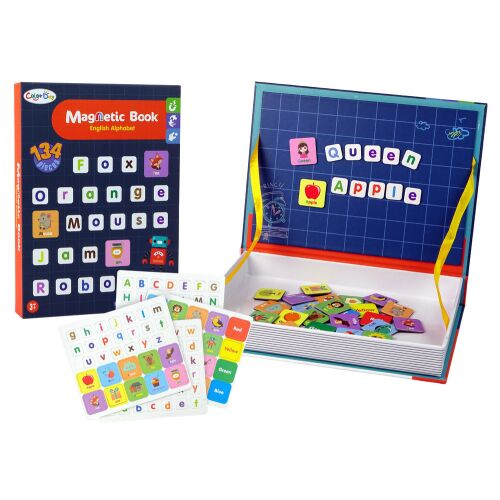 Mágneses Angol ABC Puzzle Könyv 145565762 - Lean Toys