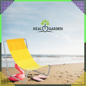 Összecsukható kerti és strand nyugágy + hordtáska – Sárga 135666149 - Gardlov