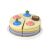 Fából készült Színes Torta 8 darabos szett tépőzárral 142074207