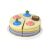 Fából készült Színes Torta 8 darabos szett tépőzárral 142074207