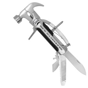 Többszerszámos kalapács, 12 az 1-ben, Best Dad, félprofesszionális, ezüst/fekete