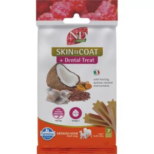 N&D Quinoa Dog Jutalomfalat Skin&coat Herring Adult Med&max 100g 131098824 - N&D