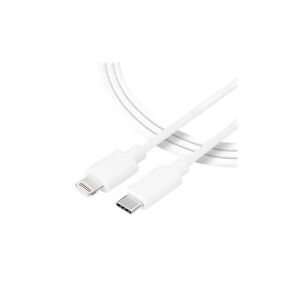 Tactical Smooth Thread USB-C–Lightning adat- és töltőkábel, 1 m, fehér 131101667 - Lightning kábel