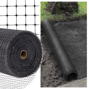 Vakondhálós talajvédő háló 45 g/m², PP UV, 2×100 m, 15 mm 131104416