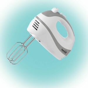 Home HG KM 18 kézi mixer, teljesítmény 250 W, 5 sebességfokozat, TURBO fokozat, habverő és dagasztó karok, fehér 131105838 - Kézi aprító, Kézi mixer, Gyümölcscentrifuga és préselő és Elektromos tésztagép