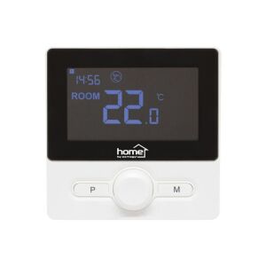 Home THE25B digitális vezetékes szobatermosztát, falra szerelhető, programozható, ablaknyitás-érzékelés, fagyvédelmi funkció, fekete 131106183 - Szobatermosztát