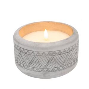 Home CDL 14 LED-es kőmécses, valódi viasz, LED, ismétlődő időzítés, 8,5 cm magas 131106203 - Mécses