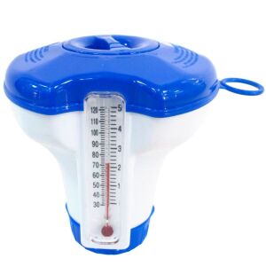 Medence vegyszer-adagoló hőmérővel