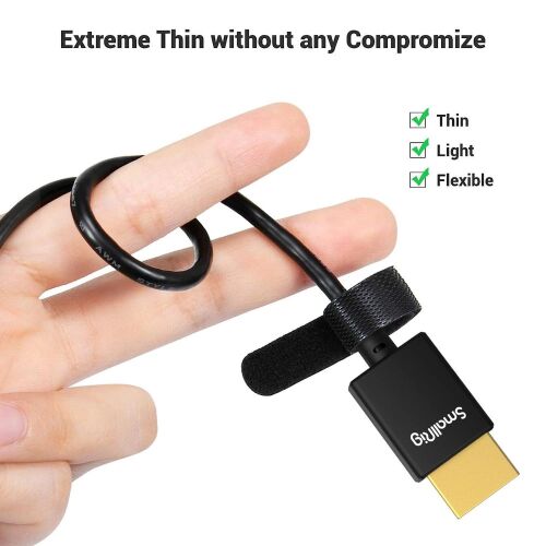 SmallRig Ultra-Slim 4K HDMI Data kábel  D to A 35cm 131107526