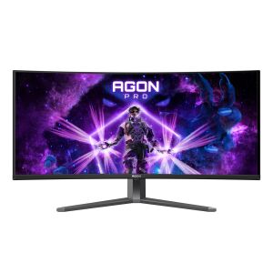 AOC AGON AG346UCD 34 hüvelykes ívelt OLED gaming monitor elölnézet - AOC